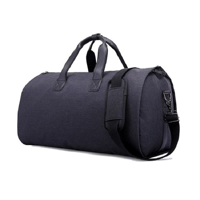 Travel Garment Bag Duffel Bag with Shoulder Strap – Business Handbag, Multiple Pockets, Carry-On Hanging Suitcase for Clothing