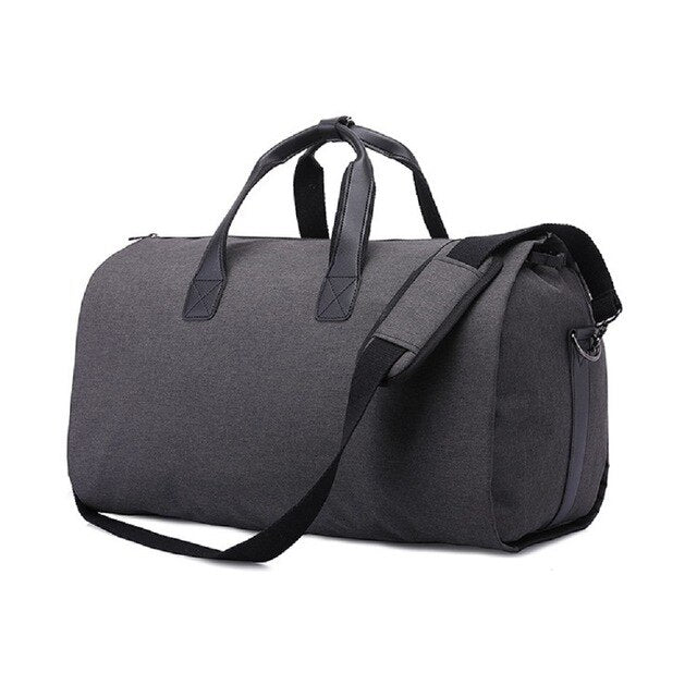 Travel Garment Bag Duffel Bag with Shoulder Strap – Business Handbag, Multiple Pockets, Carry-On Hanging Suitcase for Clothing