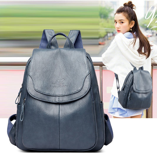 Premium Women’s Travel Backpack – Water‑Resistant Durable Nylon, Padded Laptop Sleeve, Anti‑Theft & Lightweight Carry‑On