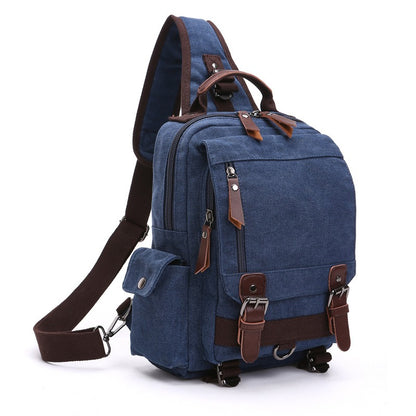 Canvas Laptop Travel Backpack – Durable Canvas, Fits 15″ Laptop, 20–35 L Multifunctional Rucksack