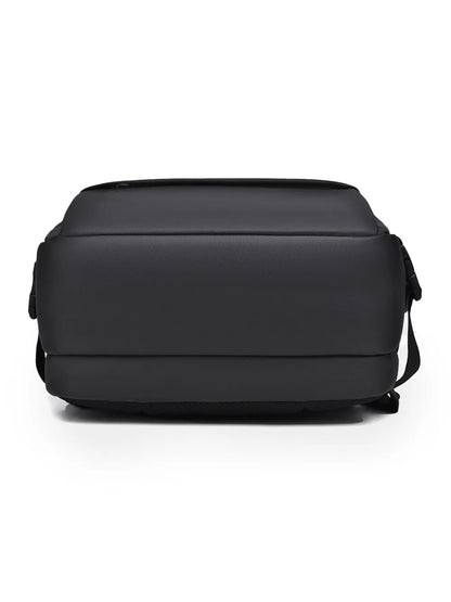 Multi‑Pocket Nylon Travel Backpack with Adjustable Padded Straps – 15″ Laptop Sleeve, Zippered Compartments, Water‑Resistant & Unisex