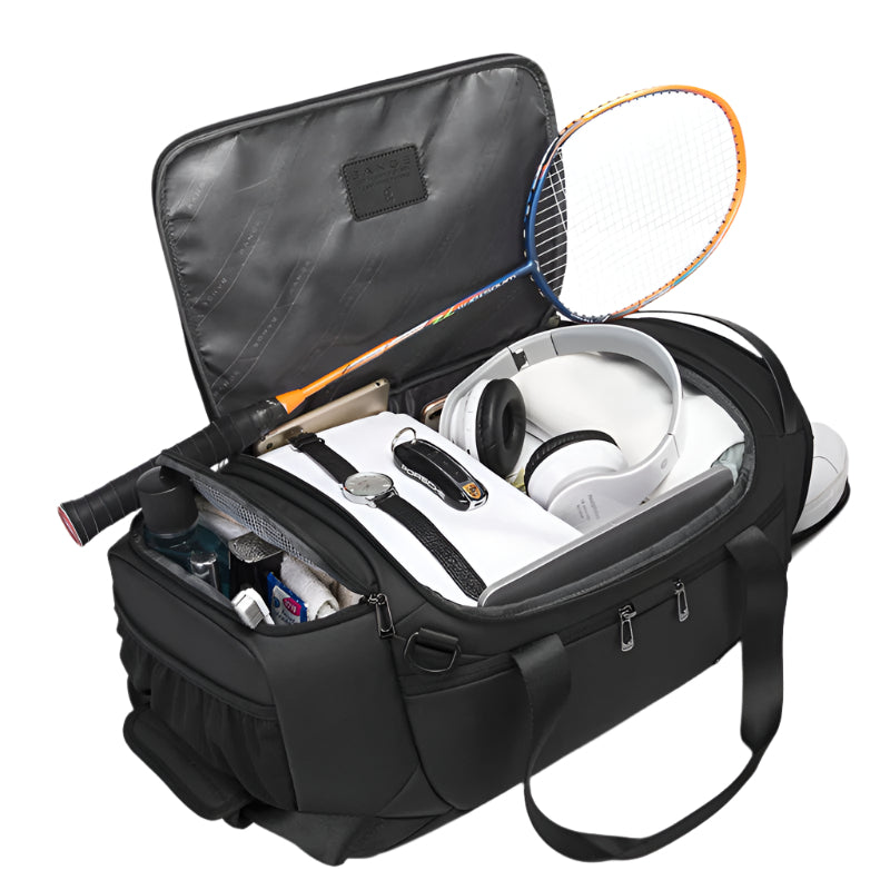 Men's Travel Gym Bag – Multi-Functional Outdoor Fitness Bag with Dry-Wet Separation, Shoe Compartment & Oxford Cloth Material