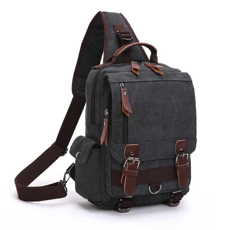 Canvas Laptop Travel Backpack – Durable Canvas, Fits 15″ Laptop, 20–35 L Multifunctional Rucksack