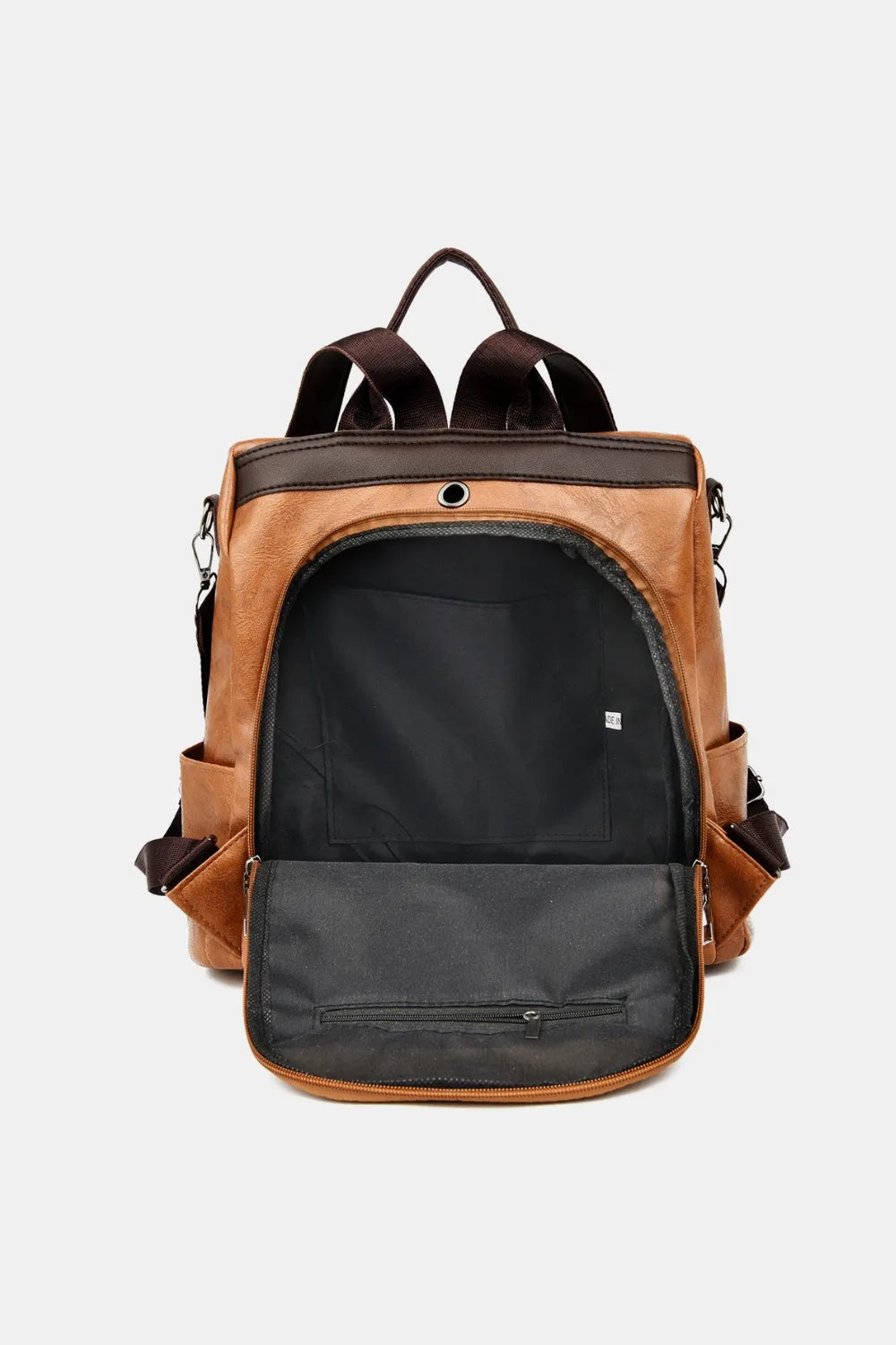 PU Leather Backpack Bag for Women & Men – Stylish Casual, Work & Travel Bag with Spacious Compartments, 31x15x29cm