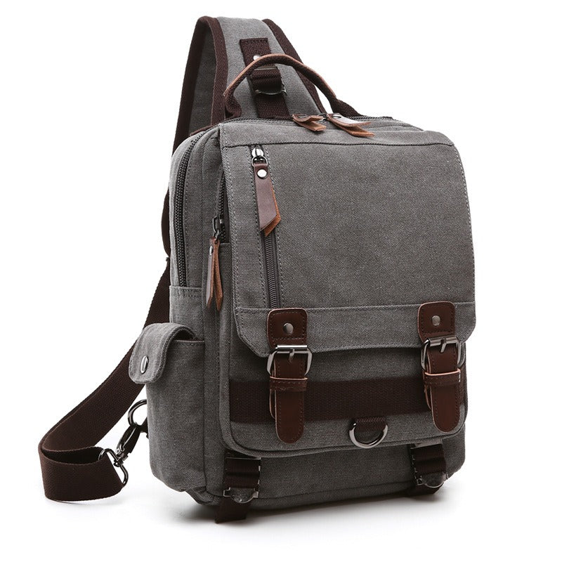 Canvas Laptop Travel Backpack – Durable Canvas, Fits 15″ Laptop, 20–35 L Multifunctional Rucksack