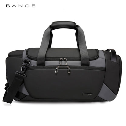 Men's Travel Gym Bag – Multi-Functional Outdoor Fitness Bag with Dry-Wet Separation, Shoe Compartment & Oxford Cloth Material
