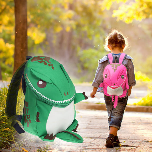 3D Dinosaur Backpack for Boys & Girls – Waterproof, Adjustable Shoulder Strap, Large Capacity School Bag for Kids
