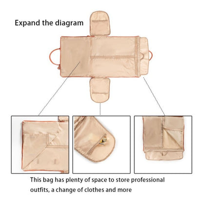 Convenient Travel Carrying Clothing Bag – Large PU Leather Luggage Bag for Women, Stylish & Durable, Perfect for Travel