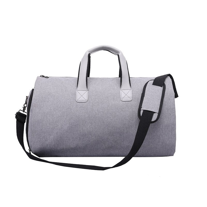 Travel Garment Bag Duffel Bag with Shoulder Strap – Business Handbag, Multiple Pockets, Carry-On Hanging Suitcase for Clothing