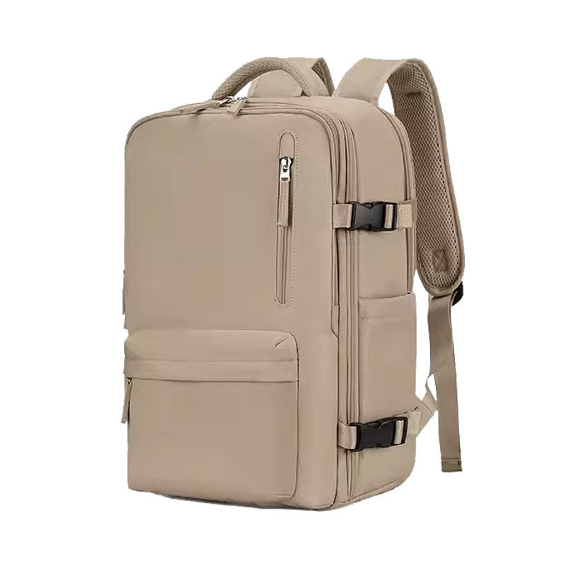 Travel Backpack for Women – Durable Oxford Cloth Carry‑On with 20–35L Capacity, Laptop Sleeve, Expandable, Water‑Resistant