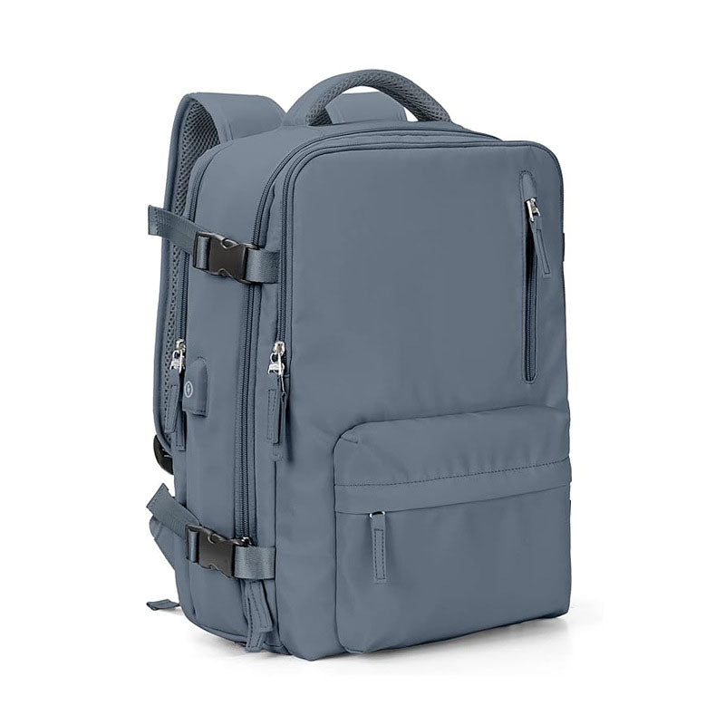 Travel Backpack for Women – Durable Oxford Cloth Carry‑On with 20–35L Capacity, Laptop Sleeve, Expandable, Water‑Resistant