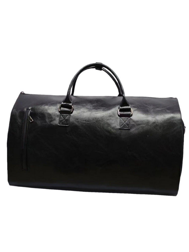 New PU Waterproof Travel Bag – Large Capacity Folding Suit Bag, Multifunctional Wet-Dry Separation, Portable & Durable