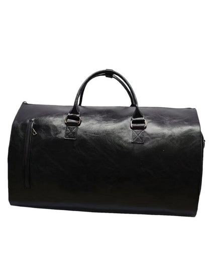 New PU Waterproof Travel Bag – Large Capacity Folding Suit Bag, Multifunctional Wet-Dry Separation, Portable & Durable