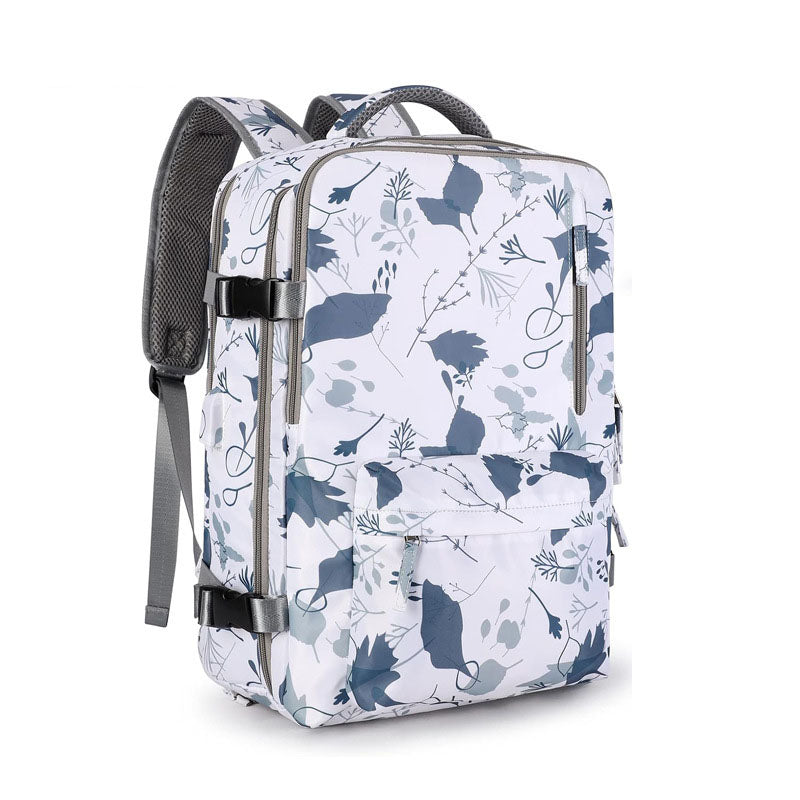 Travel Backpack for Women – Durable Oxford Cloth Carry‑On with 20–35L Capacity, Laptop Sleeve, Expandable, Water‑Resistant