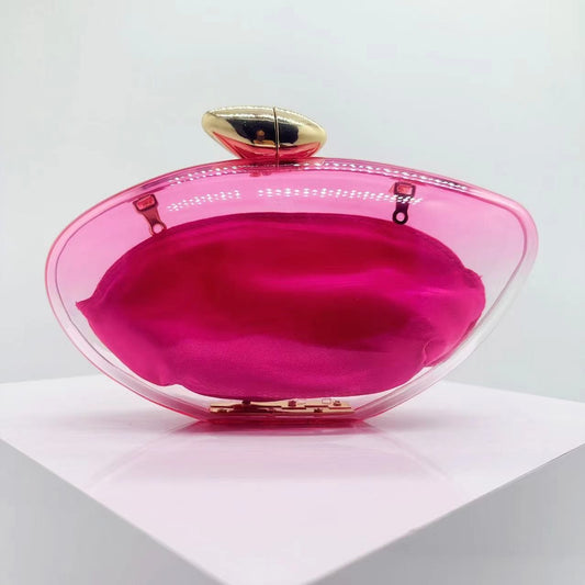 Minimalist Acrylic Clutch – Trendy Handheld Dinner Bag for Women, Stylish & Elegant, Multiple Color Options
