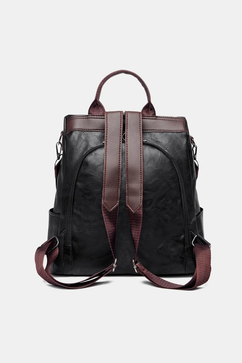 PU Leather Backpack Bag for Women & Men – Stylish Casual, Work & Travel Bag with Spacious Compartments, 31x15x29cm
