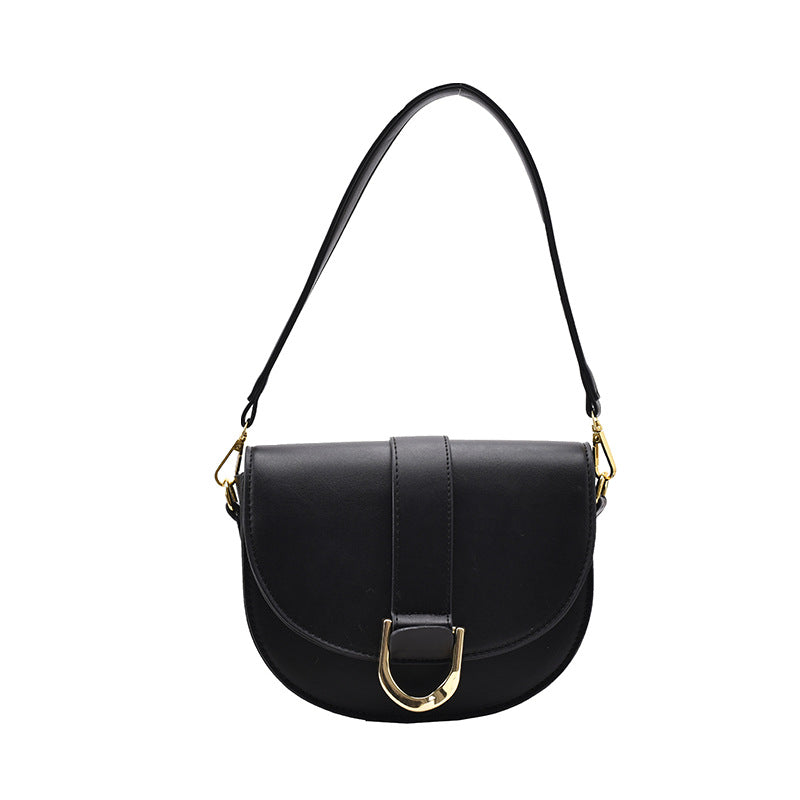 Micro Saddle Shoulder Bag – Versatile PU Leather Crossbody for Women, Stylish and Compact