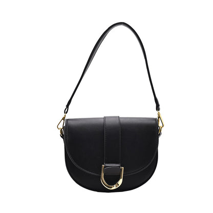 Micro Saddle Shoulder Bag – Versatile PU Leather Crossbody for Women, Stylish and Compact