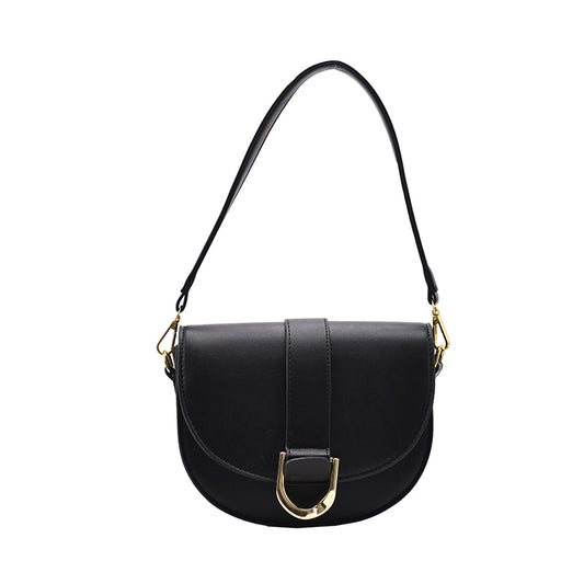 Micro Saddle Shoulder Bag – Versatile PU Leather Crossbody for Women, Stylish and Compact