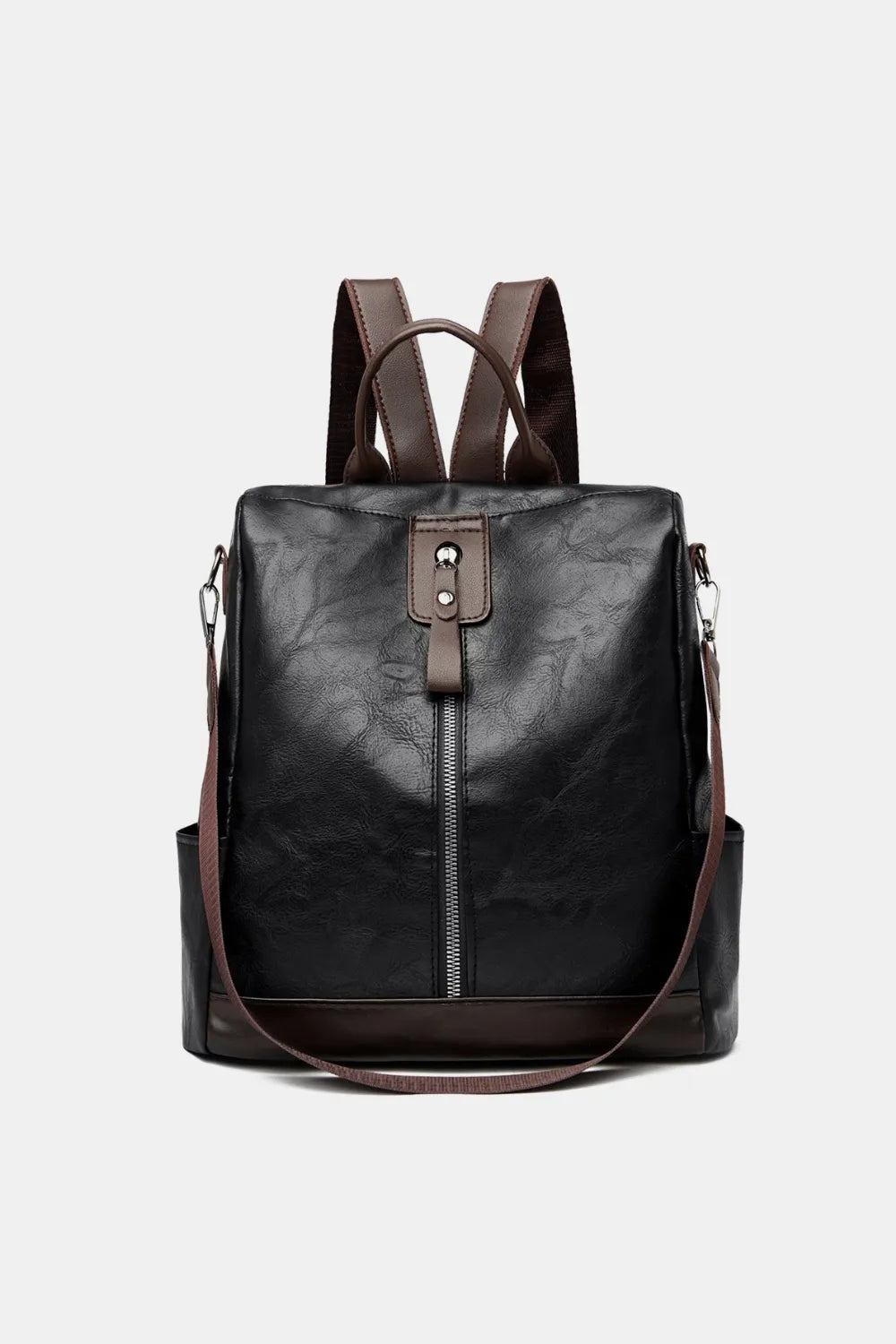 PU Leather Backpack Bag for Women & Men – Stylish Casual, Work & Travel Bag with Spacious Compartments, 31x15x29cm