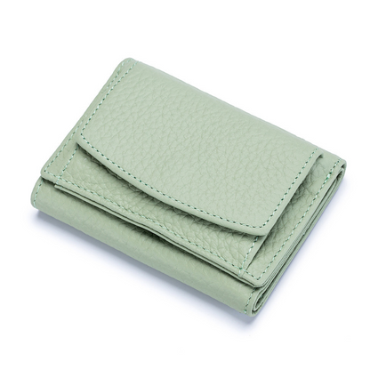 Small Wallet for Women – RFID Leather Wallet, Slim & Mini Design, 6 Card Slots, Coin Pocket, Durable Full Head Cowhide