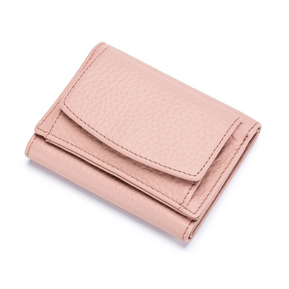 Small Wallet for Women – RFID Leather Wallet, Slim & Mini Design, 6 Card Slots, Coin Pocket, Durable Full Head Cowhide