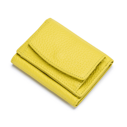 Small Wallet for Women – RFID Leather Wallet, Slim & Mini Design, 6 Card Slots, Coin Pocket, Durable Full Head Cowhide