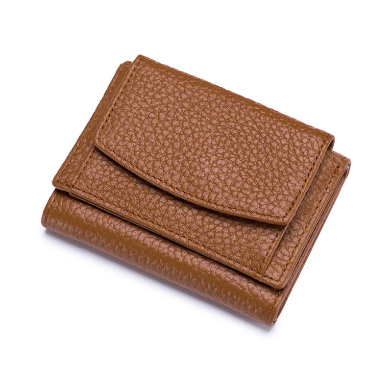 Small Wallet for Women – RFID Leather Wallet, Slim & Mini Design, 6 Card Slots, Coin Pocket, Durable Full Head Cowhide