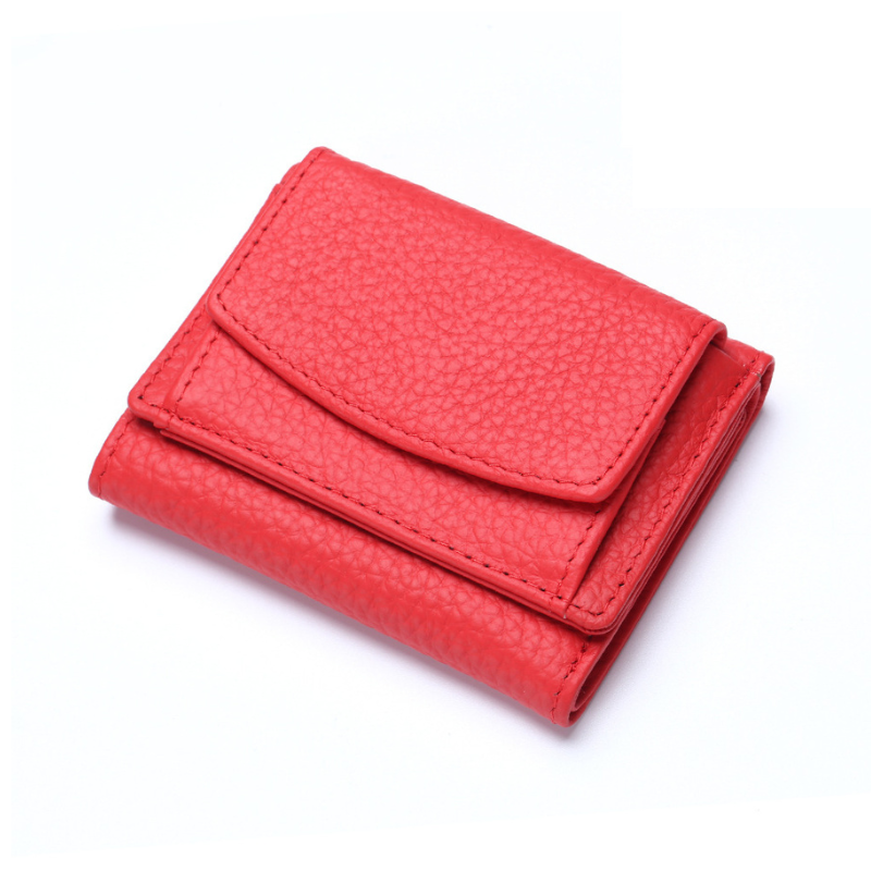 Small Wallet for Women – RFID Leather Wallet, Slim & Mini Design, 6 Card Slots, Coin Pocket, Durable Full Head Cowhide