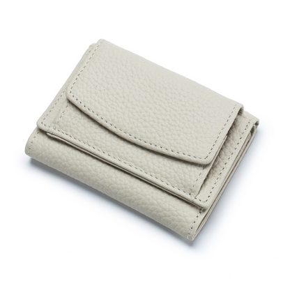 Small Wallet for Women – RFID Leather Wallet, Slim & Mini Design, 6 Card Slots, Coin Pocket, Durable Full Head Cowhide