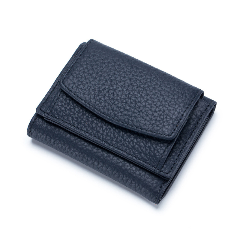 Small Wallet for Women – RFID Leather Wallet, Slim & Mini Design, 6 Card Slots, Coin Pocket, Durable Full Head Cowhide