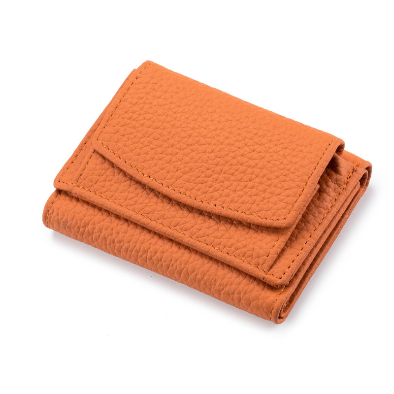 Small Wallet for Women – RFID Leather Wallet, Slim & Mini Design, 6 Card Slots, Coin Pocket, Durable Full Head Cowhide