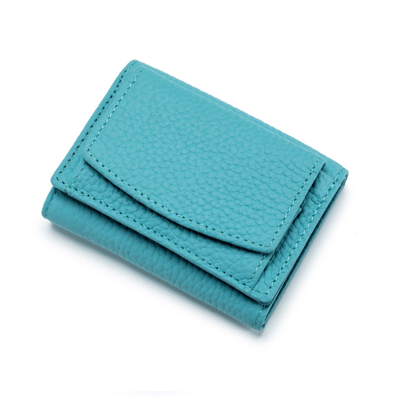 Small Wallet for Women – RFID Leather Wallet, Slim & Mini Design, 6 Card Slots, Coin Pocket, Durable Full Head Cowhide