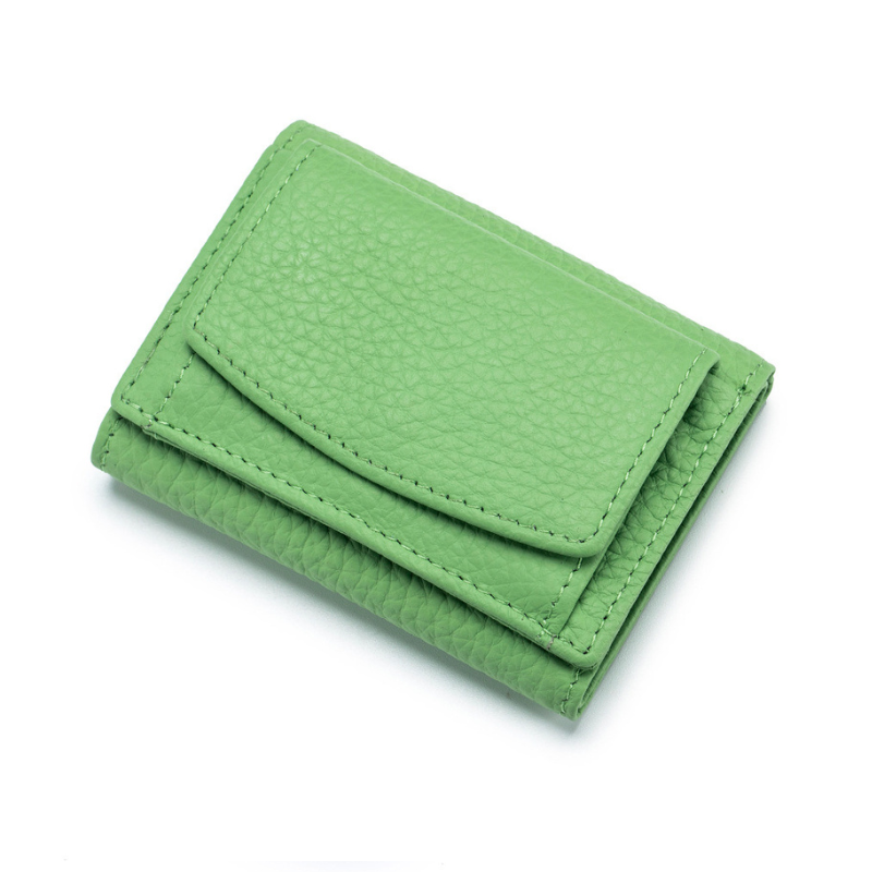 Small Wallet for Women – RFID Leather Wallet, Slim & Mini Design, 6 Card Slots, Coin Pocket, Durable Full Head Cowhide