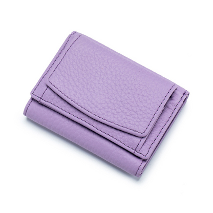 Small Wallet for Women – RFID Leather Wallet, Slim & Mini Design, 6 Card Slots, Coin Pocket, Durable Full Head Cowhide