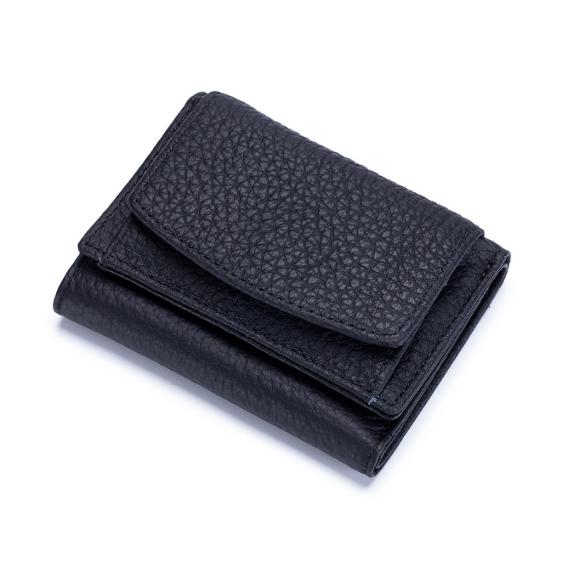 Small Wallet for Women – RFID Leather Wallet, Slim & Mini Design, 6 Card Slots, Coin Pocket, Durable Full Head Cowhide