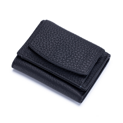 Small Wallet for Women – RFID Leather Wallet, Slim & Mini Design, 6 Card Slots, Coin Pocket, Durable Full Head Cowhide